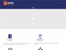 Tablet Screenshot of drishticonsulting.com